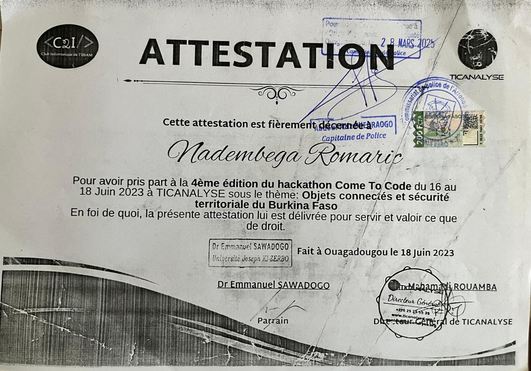 Attestation Hackathon Come To Code